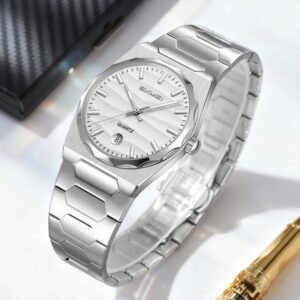 Skmei 9382 CH For Men - Silver White | Rovelle