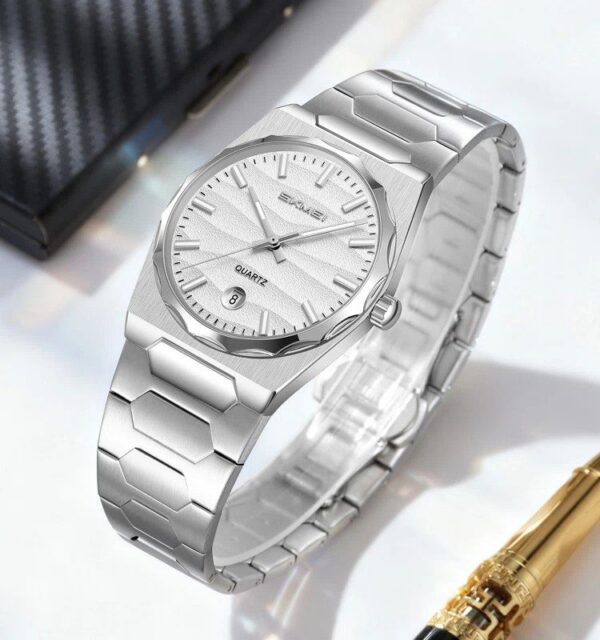 Skmei 9382 CH For Men - Silver White | Rovelle