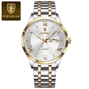 Poedagar 978 CH For Men - Silver Gold | Rovelle