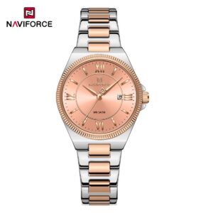 Naviforce 5073 Women's Watch - Silver Rose Pink | Rovelle