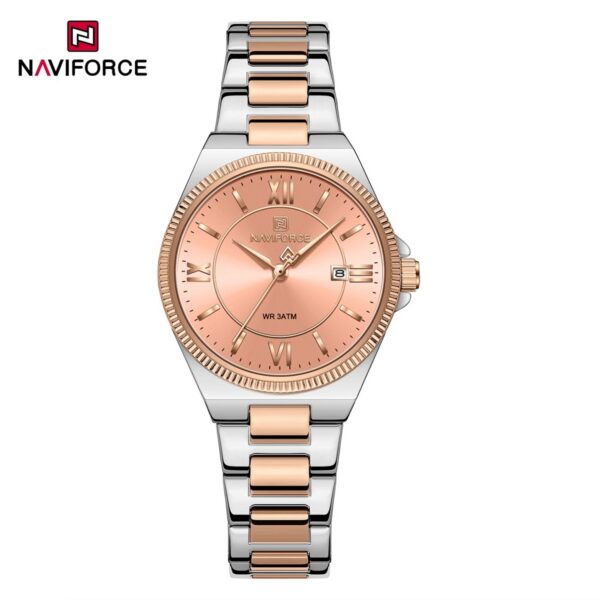 Naviforce 5073 Women's Watch - Silver Rose Pink Naviforce 5073 Women's Watch - Silver Rose Pink | Rovelle