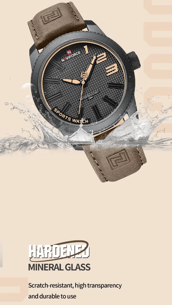 Naviforce 9202 L - Black Brown | Rovelle
