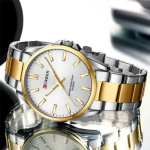 Curren 9090 - Silver Gold | Rovelle