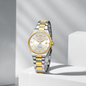 Naviforce 5073 Women's Watch - Silver Gold White | Rovelle
