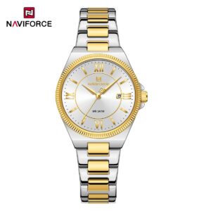 Naviforce 5073 Women's Watch - Silver Gold White | Rovelle