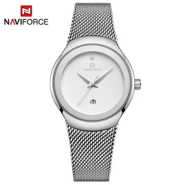 Naviforce 5004 For Women - Silver | Rovelle