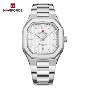 NAVIFORCE 9271 CH Men Watch - Silver | Rovelle