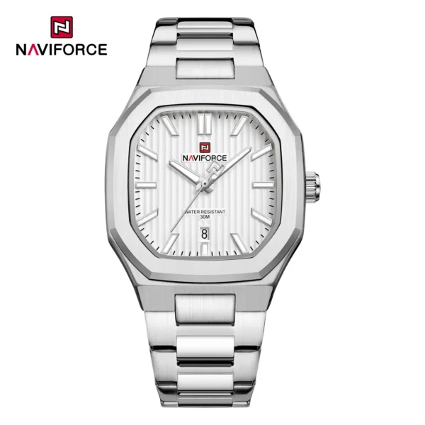 NAVIFORCE 9271 CH Men Watch - Silver NAVIFORCE 9271 CH Men Watch - Silver | Rovelle