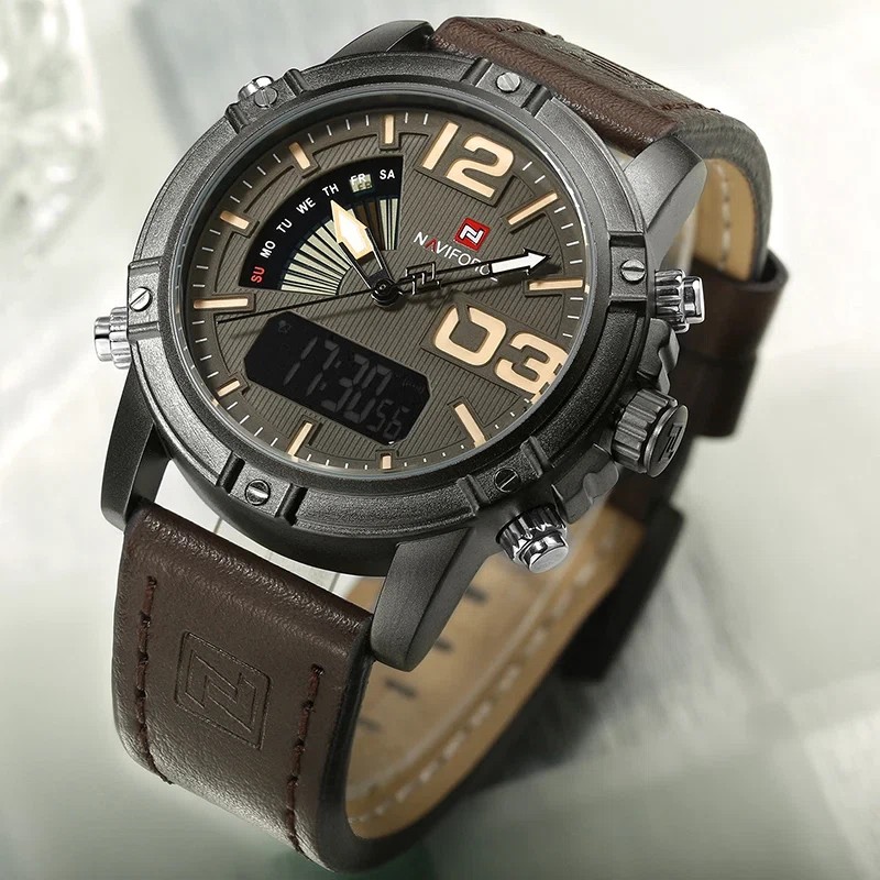 Naviforce 9095 L - Coffee