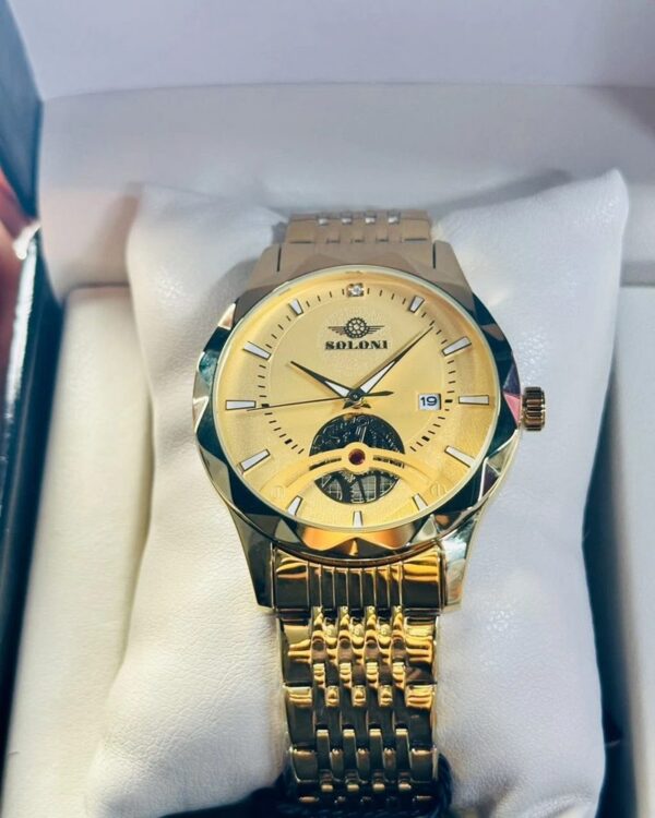 Soloni 1018 CH For Men - Gold With Premium Box | Rovelle