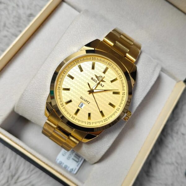 Soloni 1009 For Men - Gold With Premium Box | Rovelle