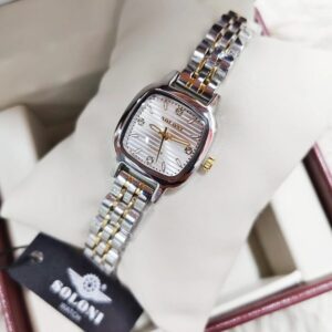 Soloni 1041 For Women - Silver Gold White With Premium Box | Rovelle