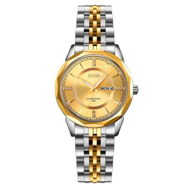 Skmei 9264 For Women - Silver Gold | Rovelle