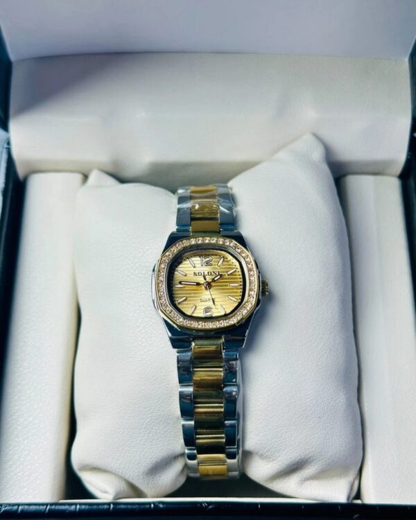 Soloni 1046 For Women - Silver Gold With Premium Box Soloni 1046 For Women - Silver Gold With Premium Box | Rovelle
