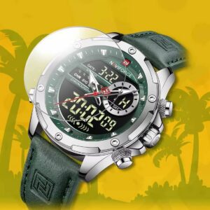 Naviforce 9208 L - Silver Green | Rovelle