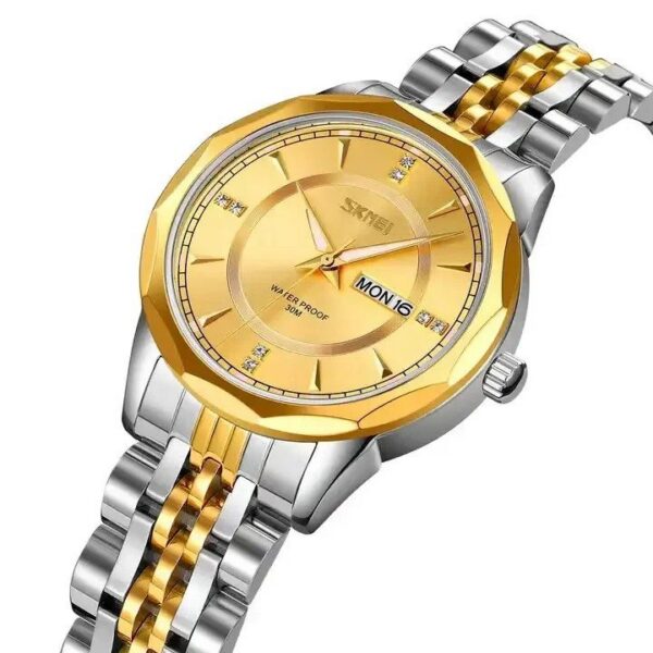 Skmei 9264 For Women - Silver Gold | Rovelle