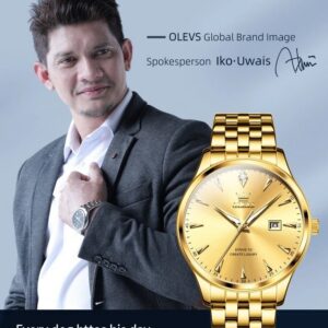 Olevs 5598 CH - Gold Blue For Men | Rovelle