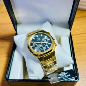 Soloni 3013 For Men - Gold Black With Premium Box | Rovelle