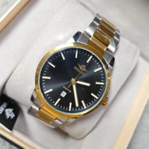 Soloni 1022M For Men - Silver Gold Black With Premium Box | Rovelle