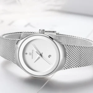 Naviforce 5004 For Women - Silver | Rovelle