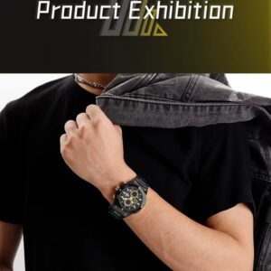 Naviforce 8072 For Men - Black Gold | Rovelle