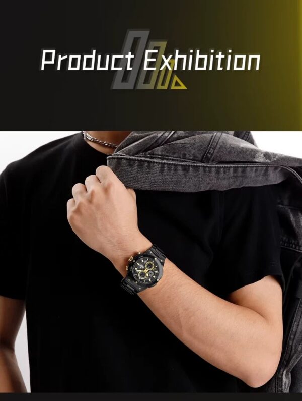 Naviforce 8072 For Men - Black Gold | Rovelle