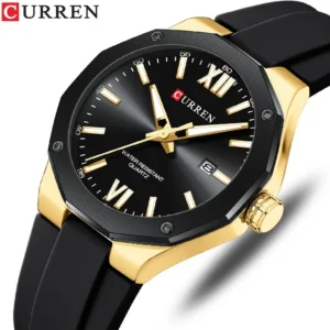 Curren 8465 For Men - Black Gold | Rovelle