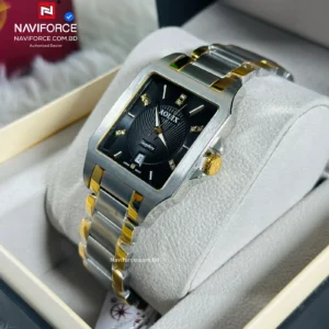 Aolix 9198 Men's Watch - Silver Gold Black | Rovelle