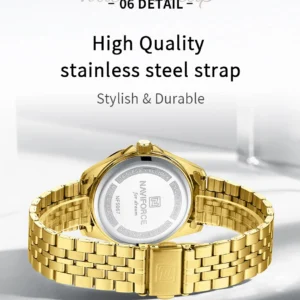 Naviforce 5067 For Women - Gold | Rovelle