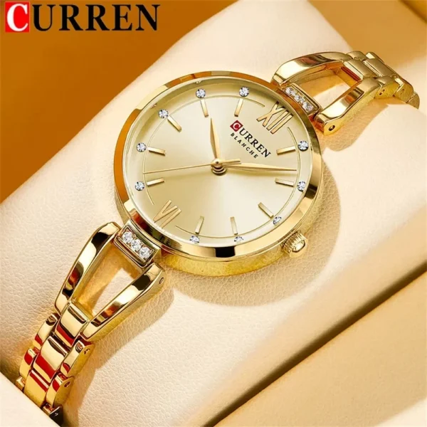 Curren 9092 CH For Women - Gold | Rovelle