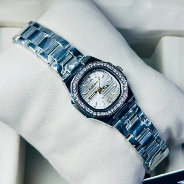Soloni 1046 For Women - Silver White With Premium Box | Rovelle