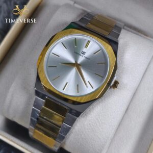 Universe Point 7666 Men's Watch - Silver Gold White | Rovelle