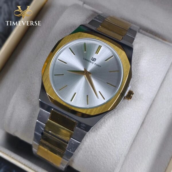 Universe Point 7666 Men's Watch - Silver Gold White Universe Point 7666 Men's Watch - Silver Gold White | Rovelle