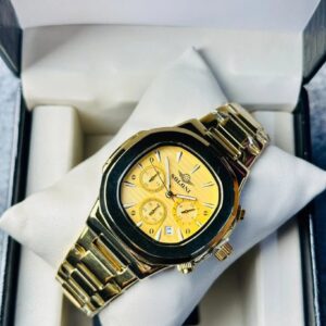 Soloni 3009 For Men - Gold With Premium Box | Rovelle