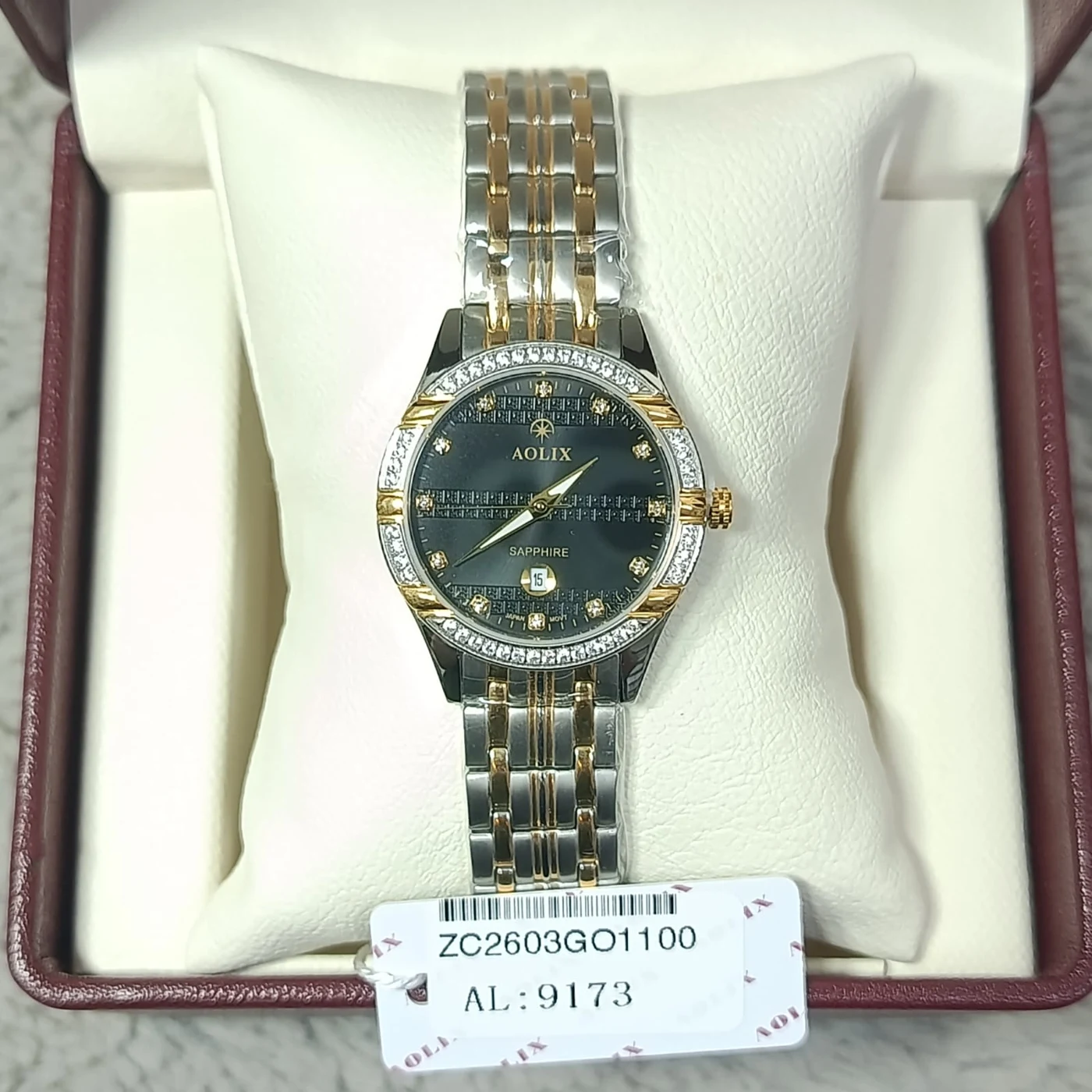 Aolix 9173 Women Watch - Silver Gold Black