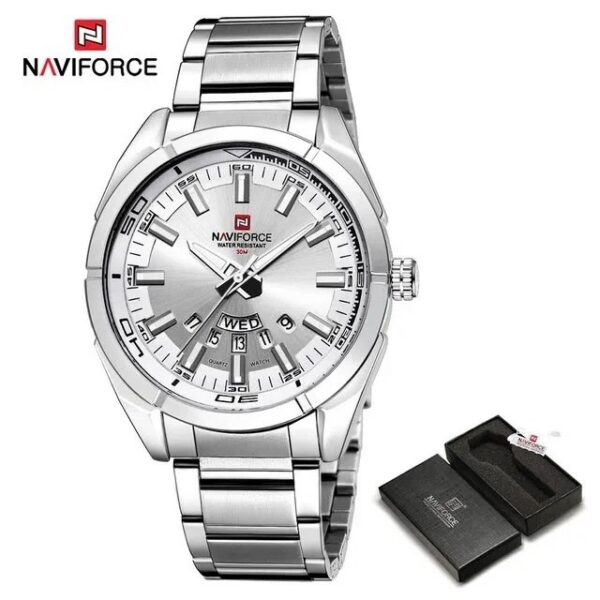 Naviforce 9038 CH - Silver | Rovelle