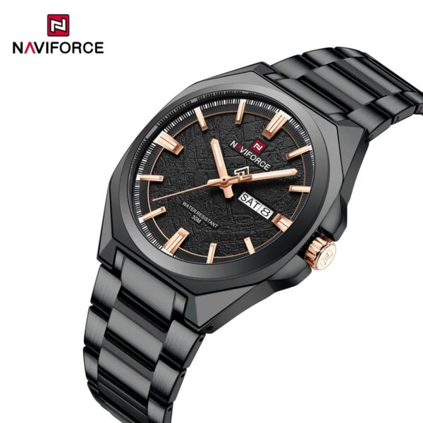 Naviforce 9273 Men's Watch - Black Rose | Rovelle