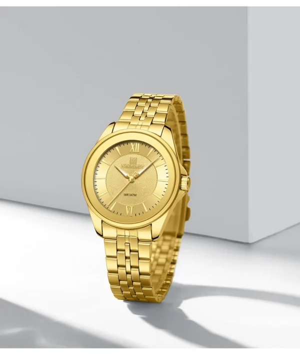 Naviforce 5067 For Women - Gold | Rovelle