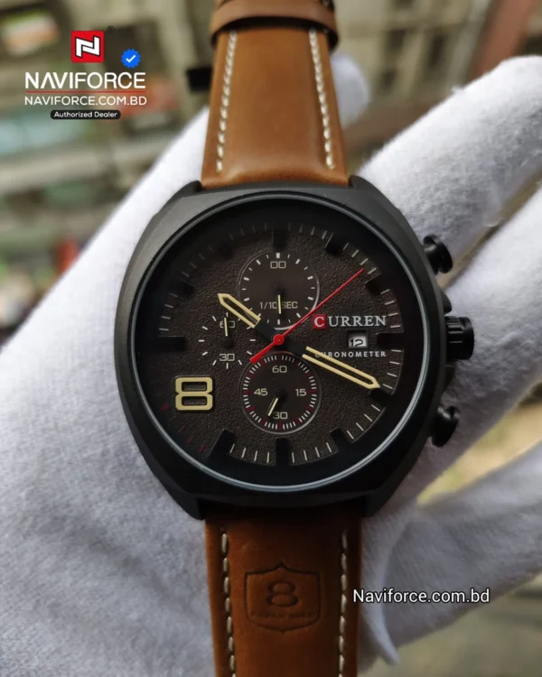 Curren 8324 - Black Brown | Rovelle