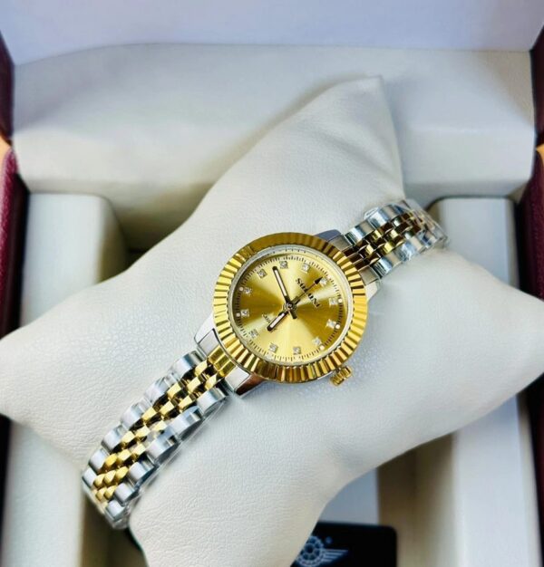 Soloni 1039 For Women - Silver Gold With Premium Box | Rovelle