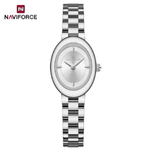 NAVIFORCE 5081 Ch Women Watch - Silver White | Rovelle