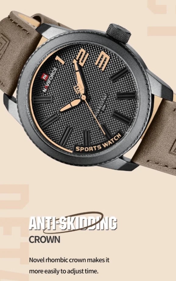 Naviforce 9202 L - Black Brown | Rovelle