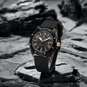 NAVIFORCE 6119 T For Men - Black Rose | Rovelle
