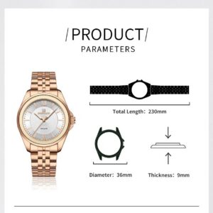 Naviforce 5067 For Women - Rose White | Rovelle