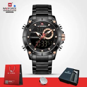 Naviforce 9163 CH - Black | Rovelle