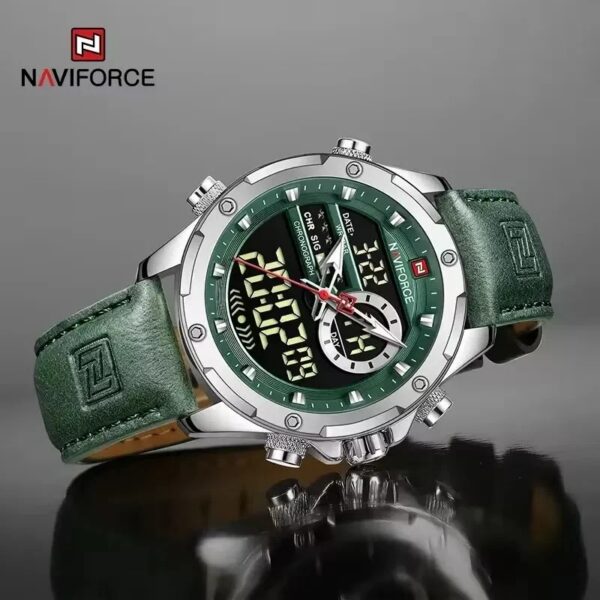 Naviforce 9208 L - Silver Green | Rovelle