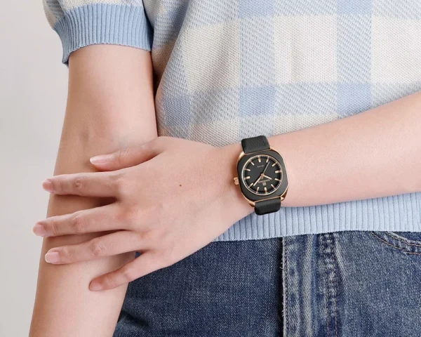 Naviforce 5061 For Women – Rose Gold Black | Rovelle