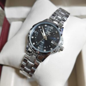Olevs 3710 CH For Women - Silver Black | Rovelle