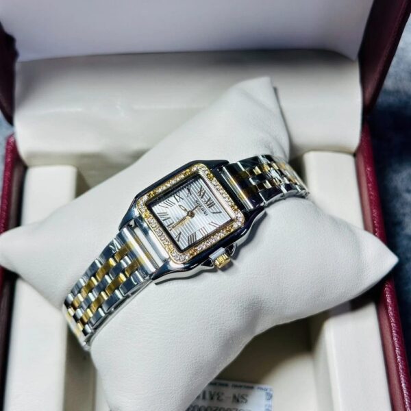 Soloni 1036 For Women -Silver Gold White With Premium Box | Rovelle