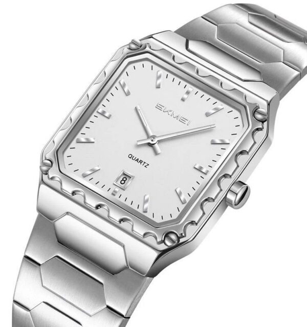 Skmei 9383 CH For Men - Silver White | Rovelle
